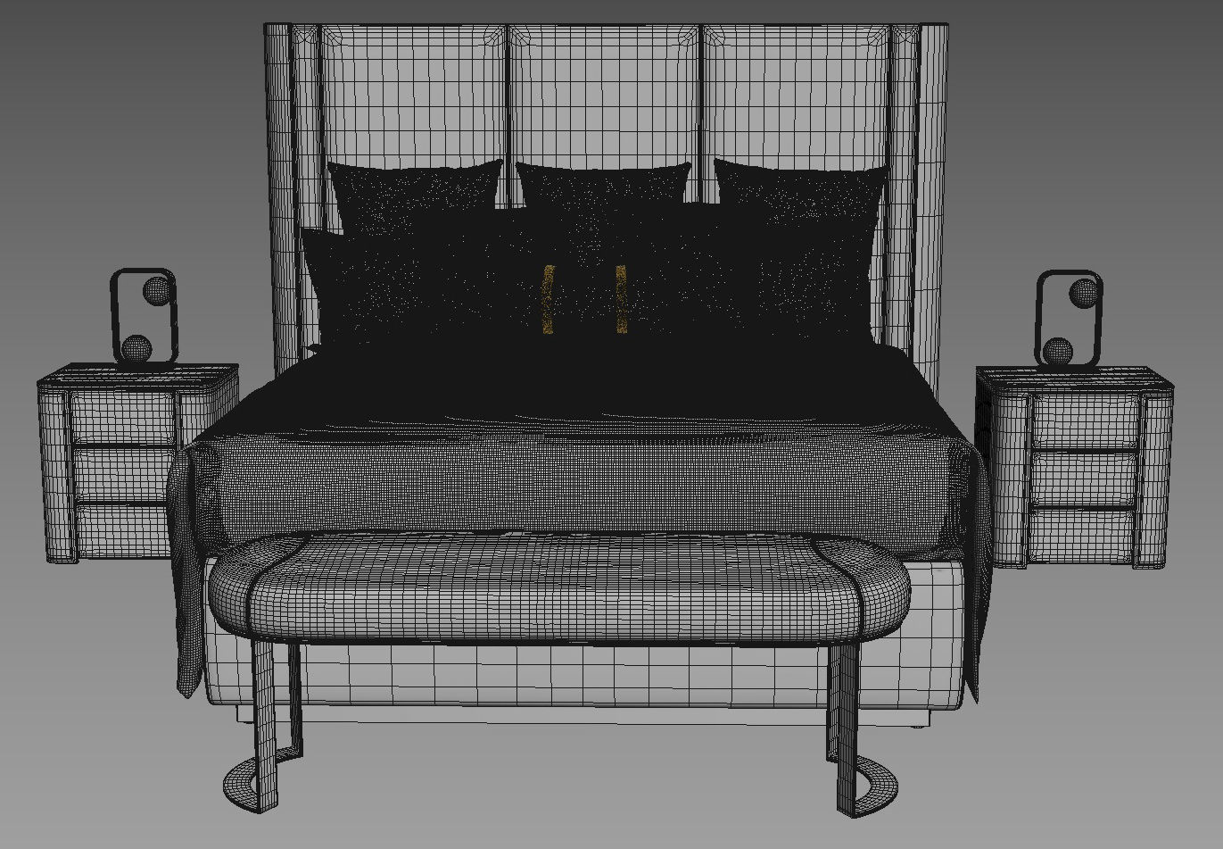 Fendi Adone set 3D model_4