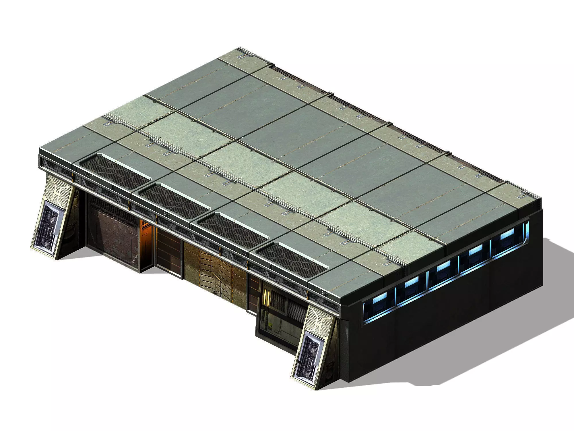 Heterogeneous-architectural-urban housing 3D model_0