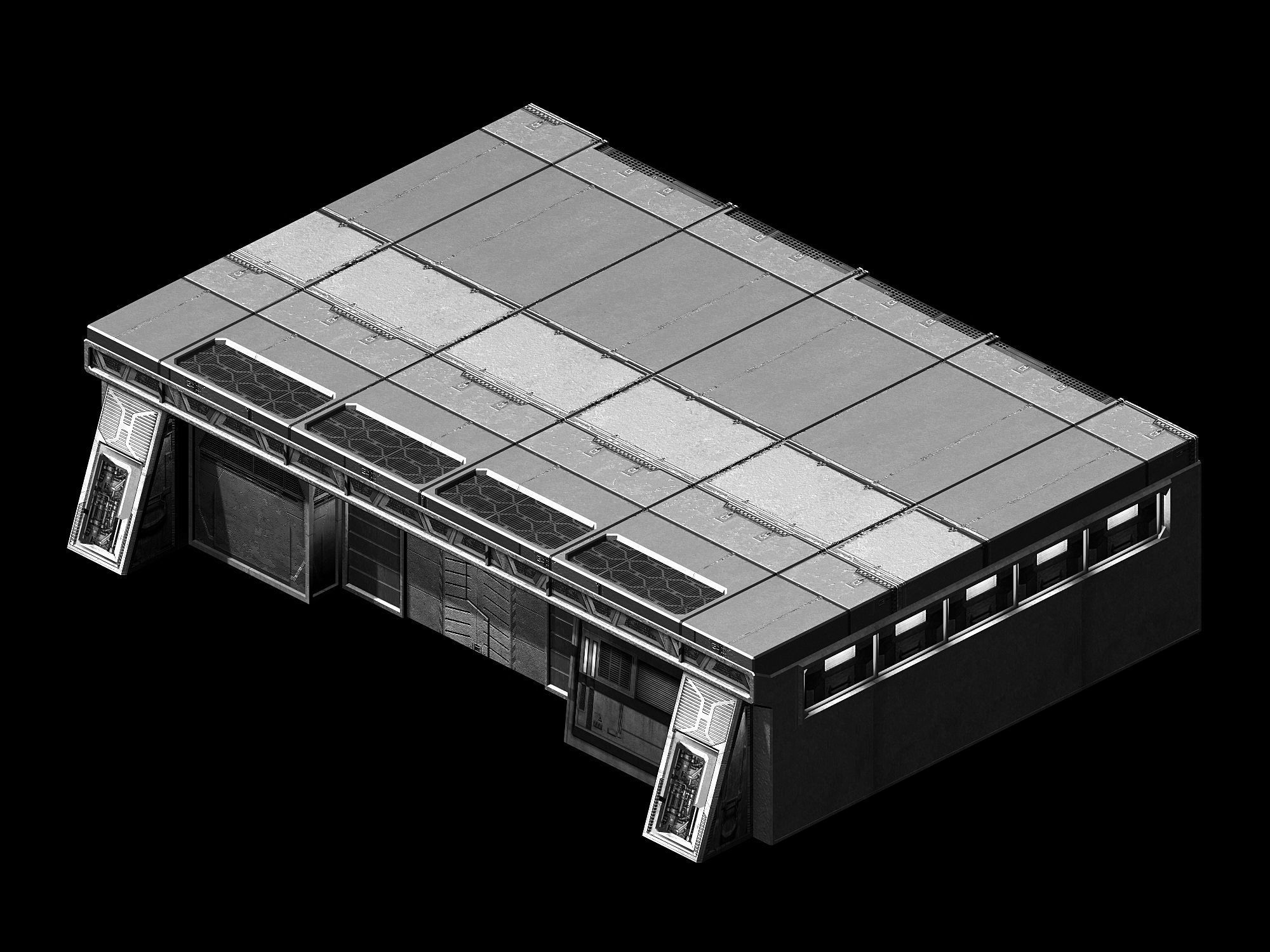 Heterogeneous-architectural-urban housing 3D model_4