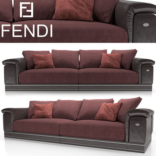 Fendi Casa Andrew Sofa 3D model