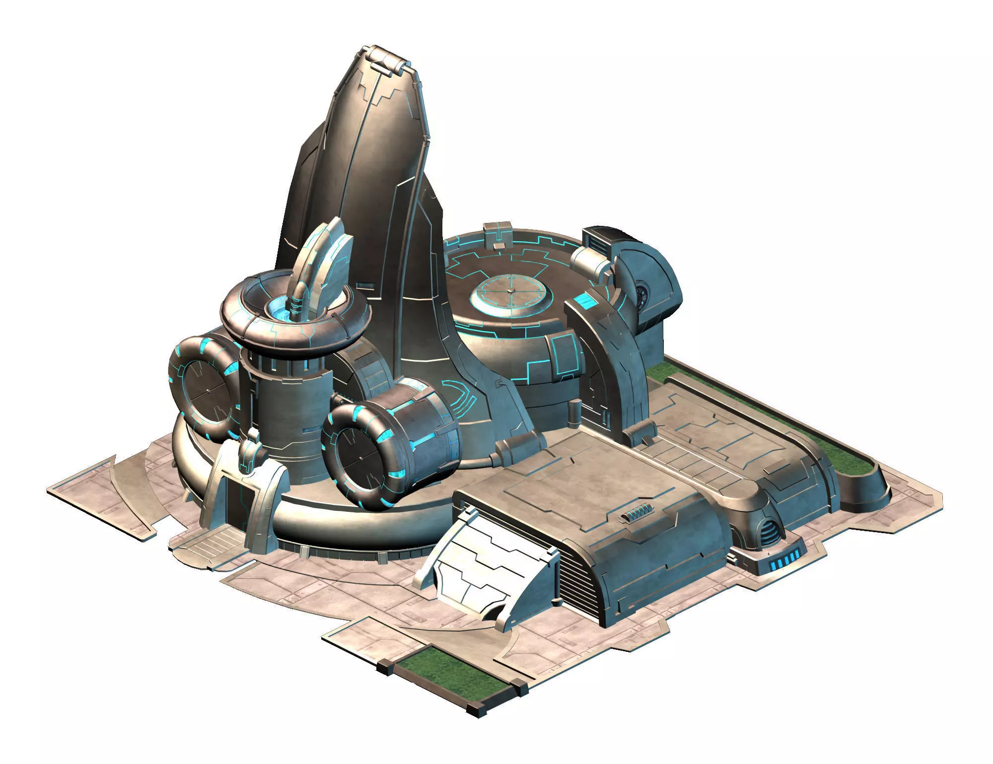 Different dimension - building - energy storage field 01 3D model_0