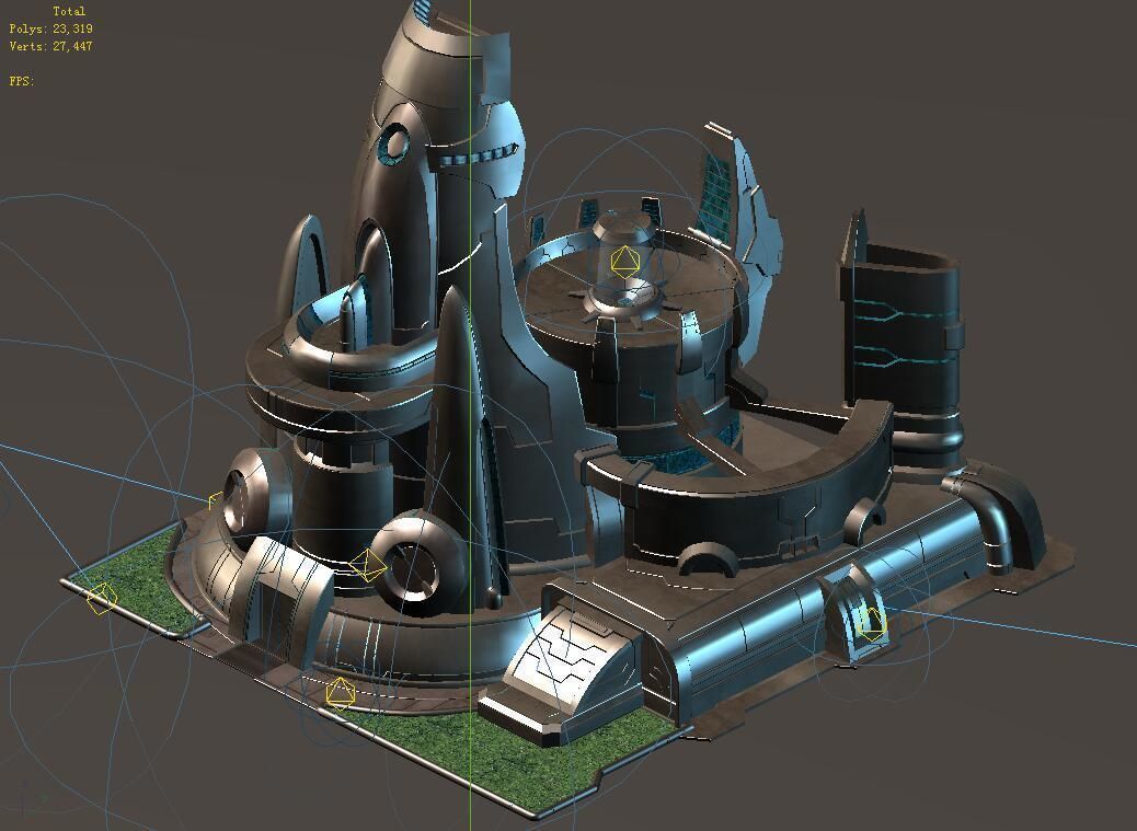 Different dimension - building - energy storage field 02 3D model_2