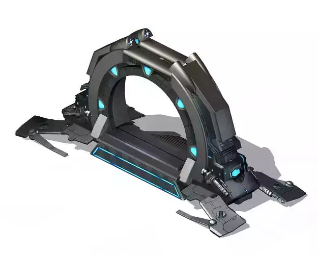 Heterogeneous - Building - Portal 01 3D model