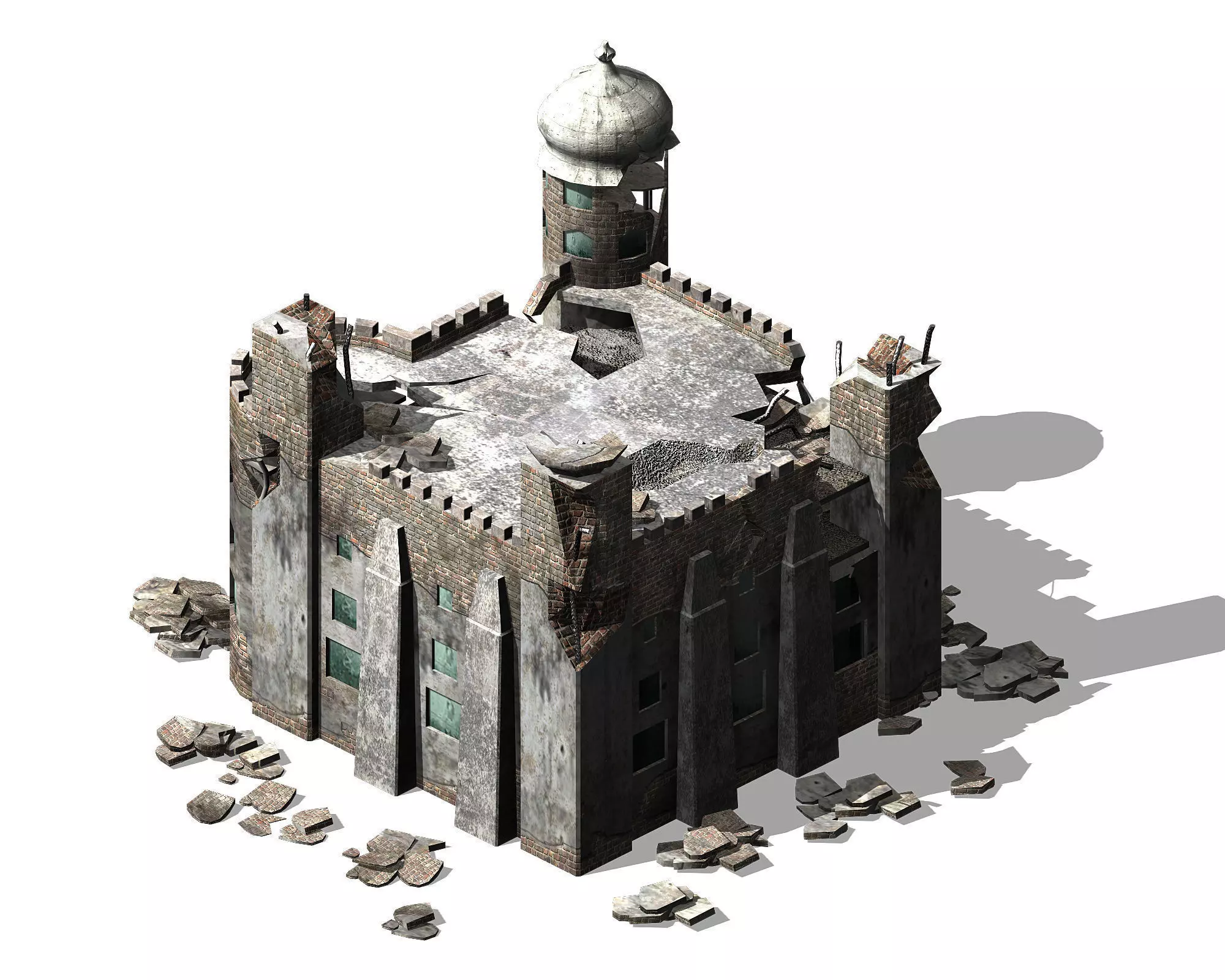 Different dimension - architecture - ruins 01 3D model
