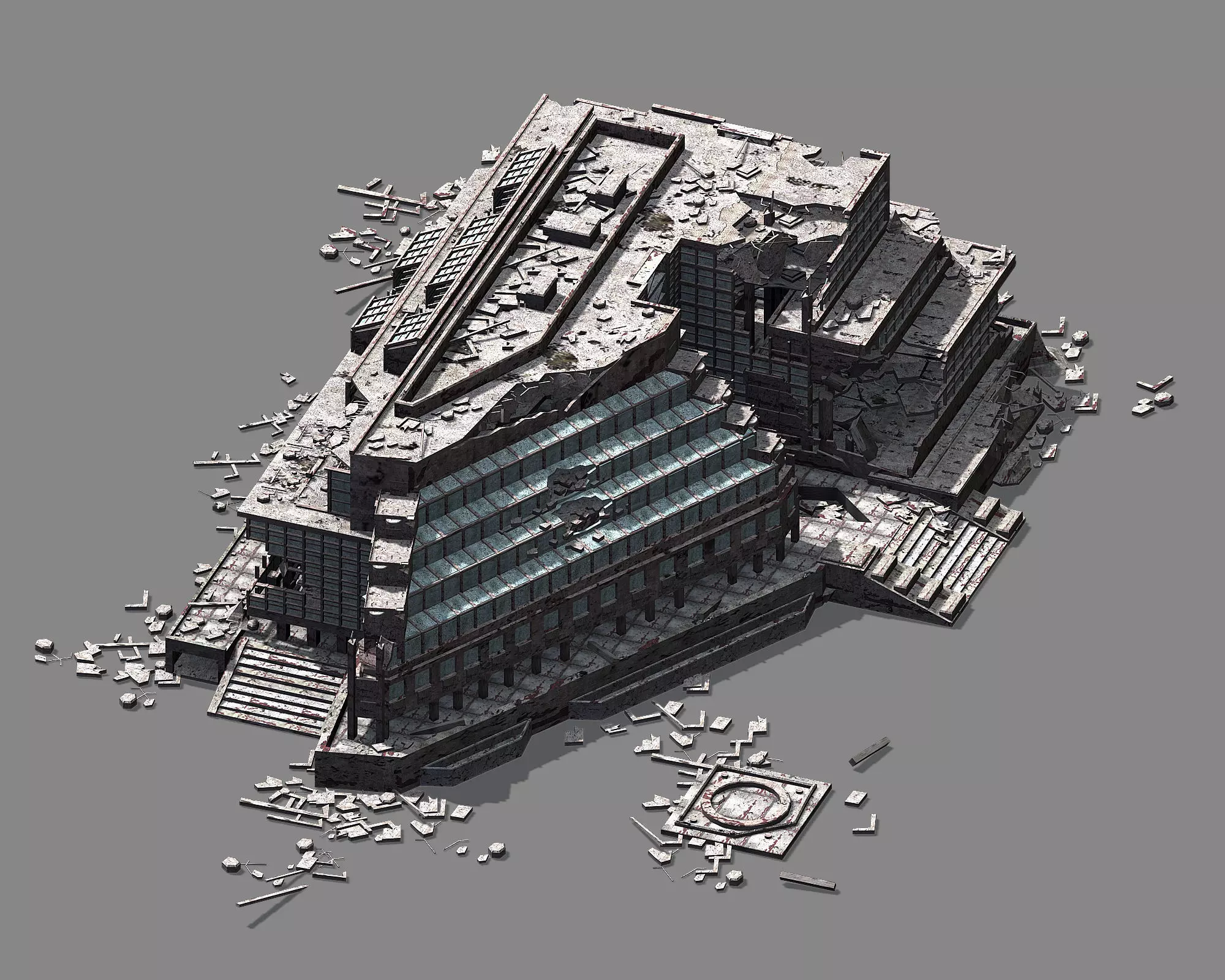 Different dimension - architecture - ruins 02 3D model