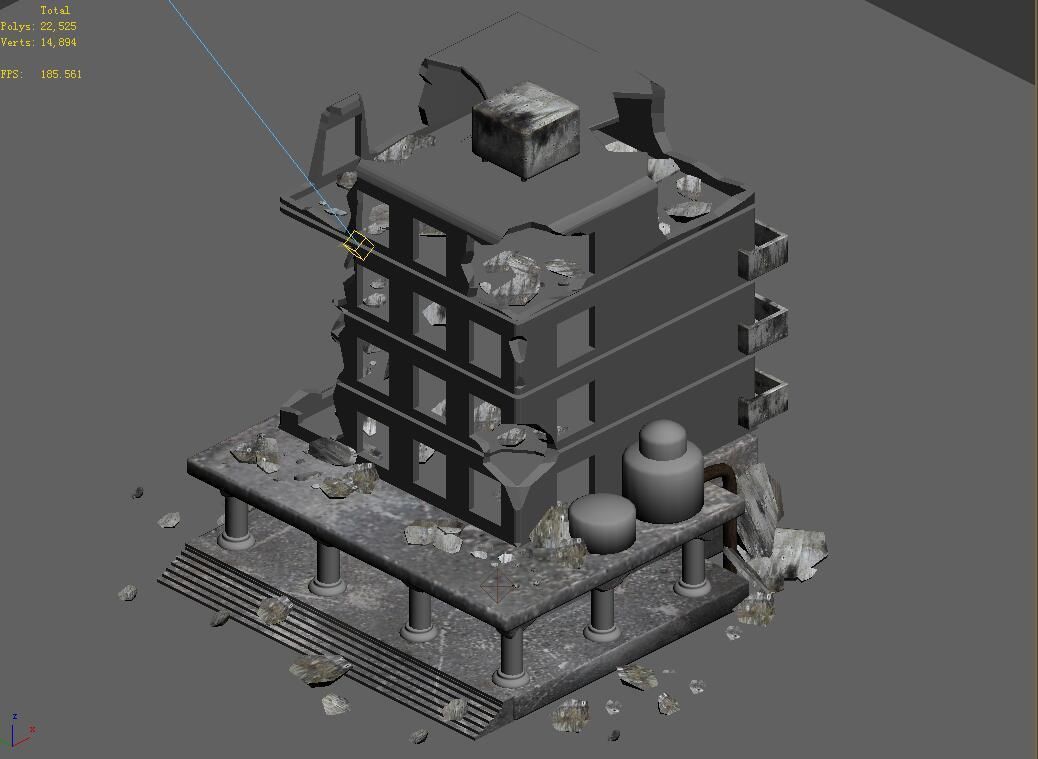 Different dimension - architecture - ruins 06 3D model_1