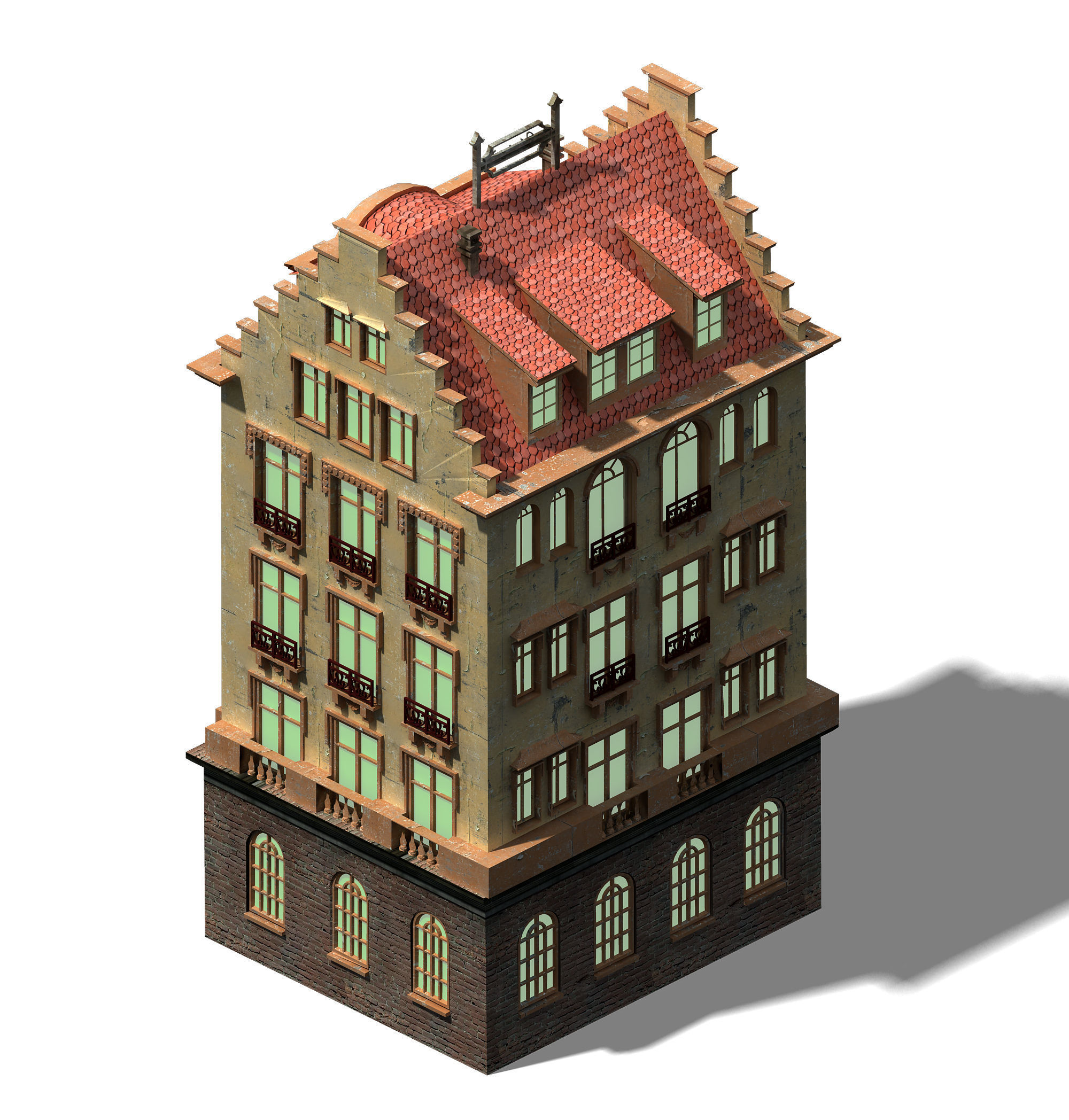 Heterogeneous - Architecture - Building 03 3D model_4