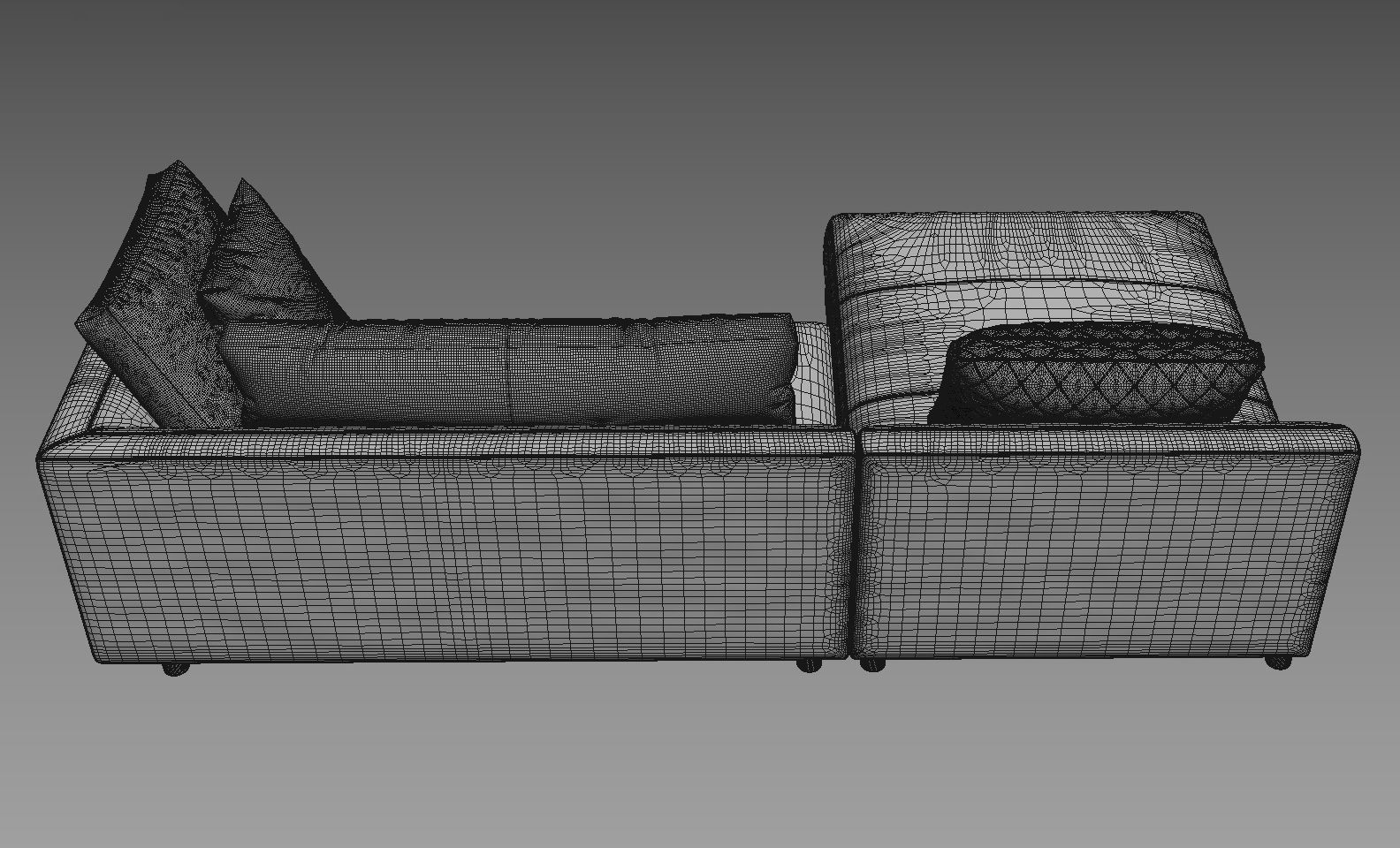 Sofa NATUZZI Melpot sectional 3 3D model_5