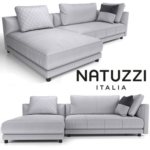 Sofa NATUZZI Melpot sectional 3 3D model