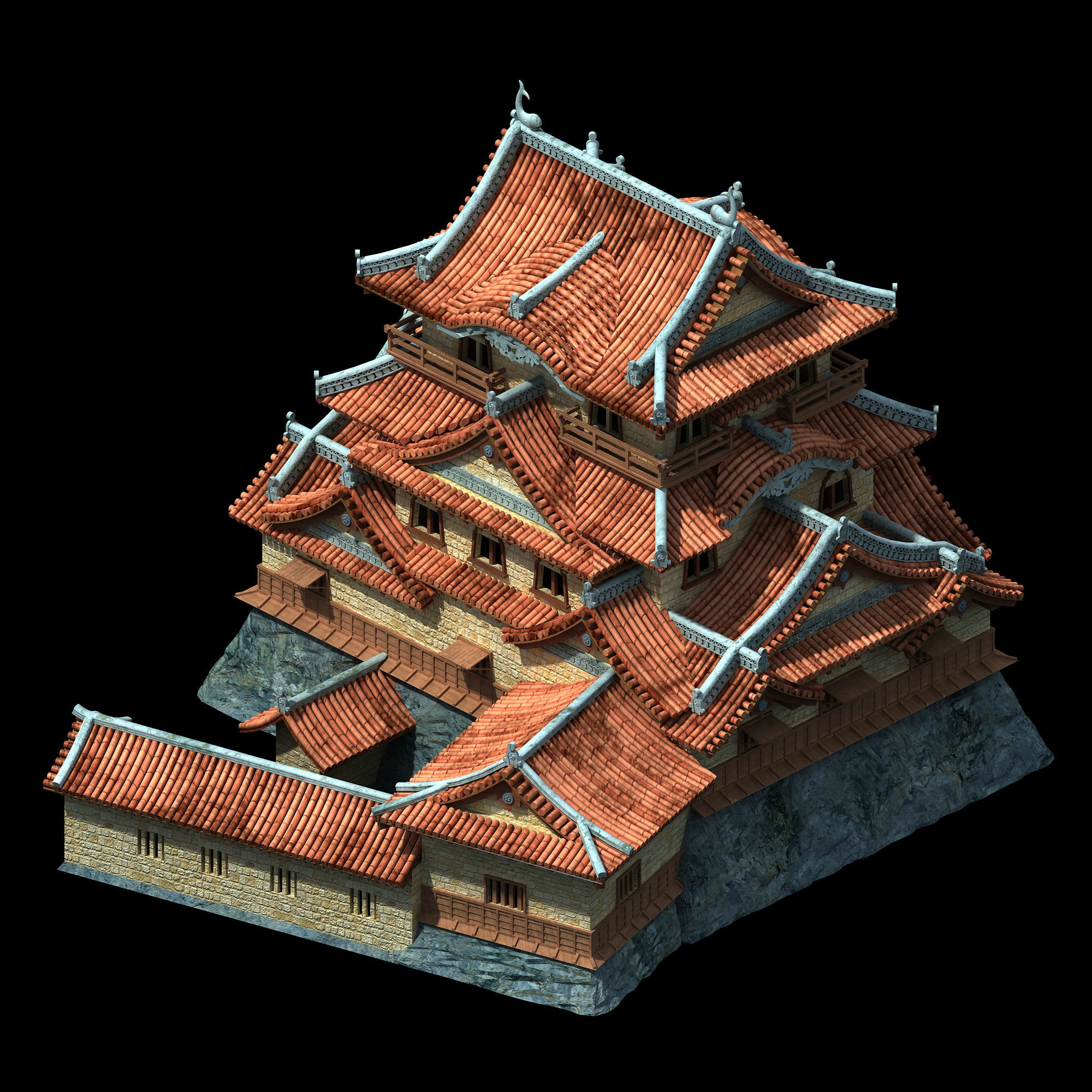 Heterogeneous - Architecture - Building 05 3D model_4