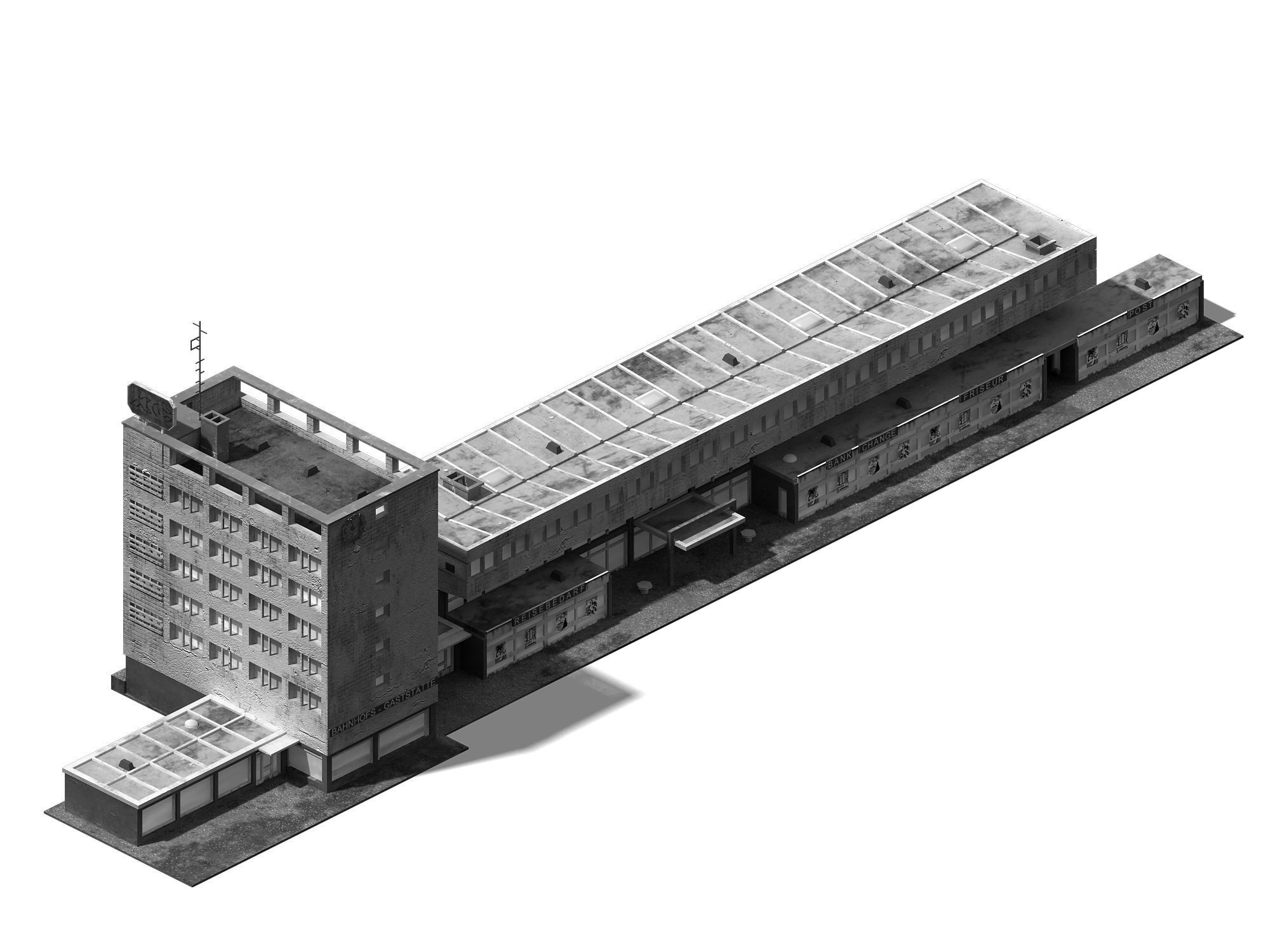 Heterogeneous - Architecture - Building 06 3D model_5