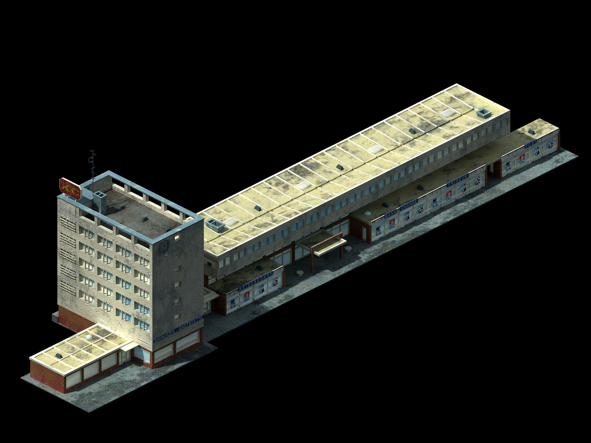 Heterogeneous - Architecture - Building 06 3D model_1