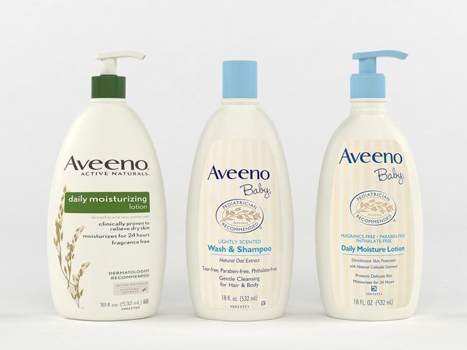 Aveeno Baby Gentle Wash and Shampoo 3D model