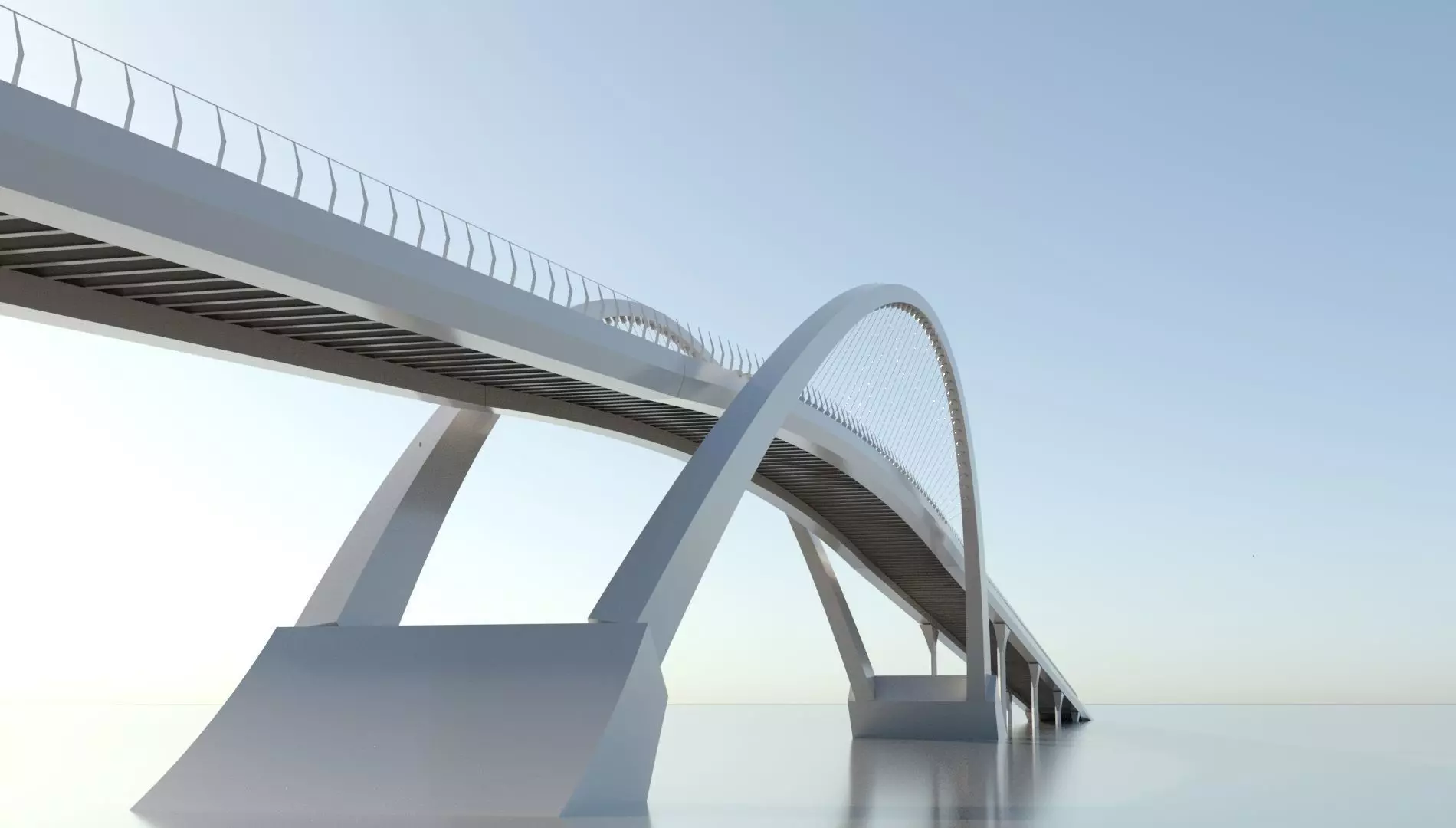 Arch Bridge 3D model 3D model_0