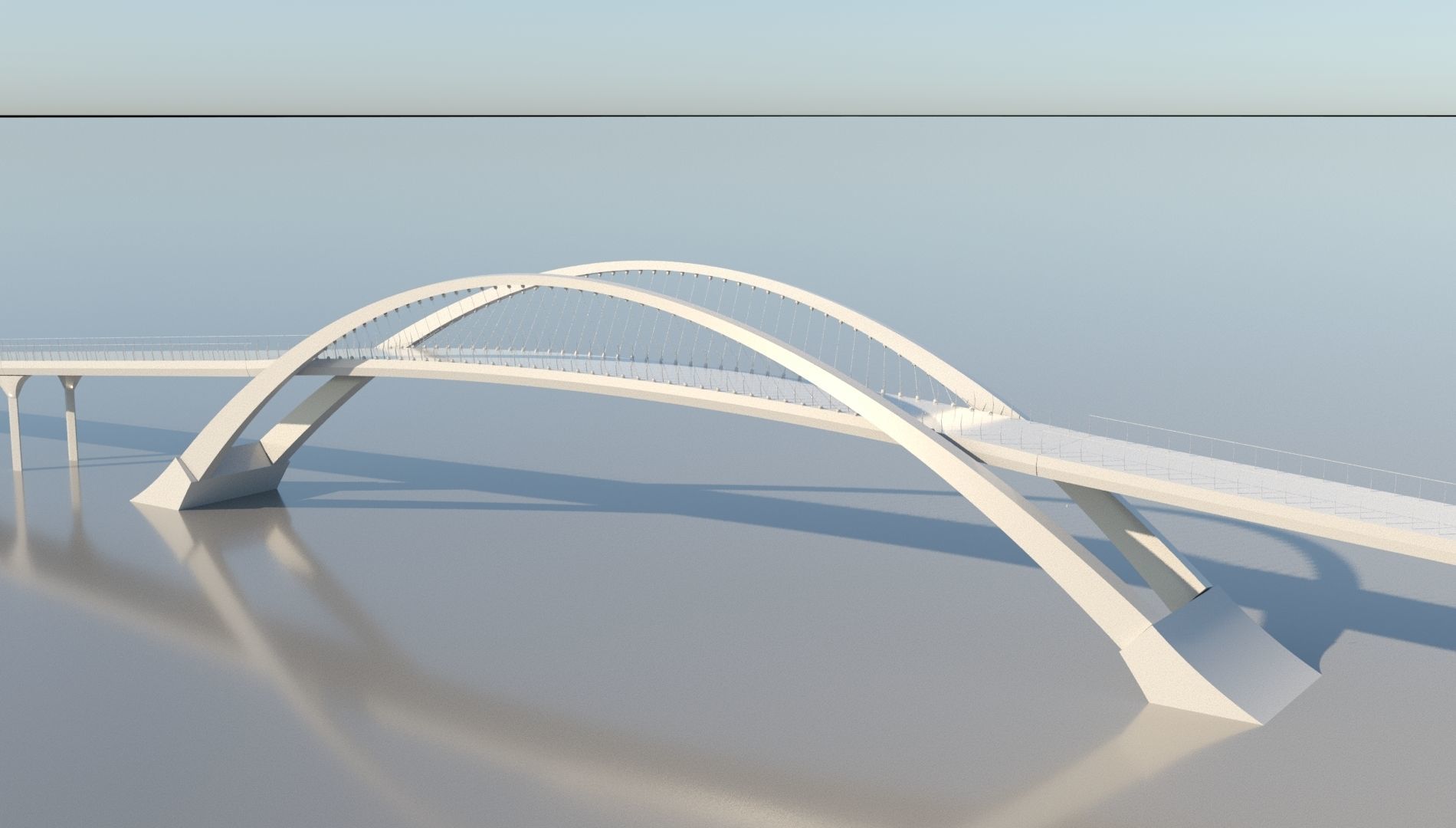 Arch Bridge 3D model 3D model_4