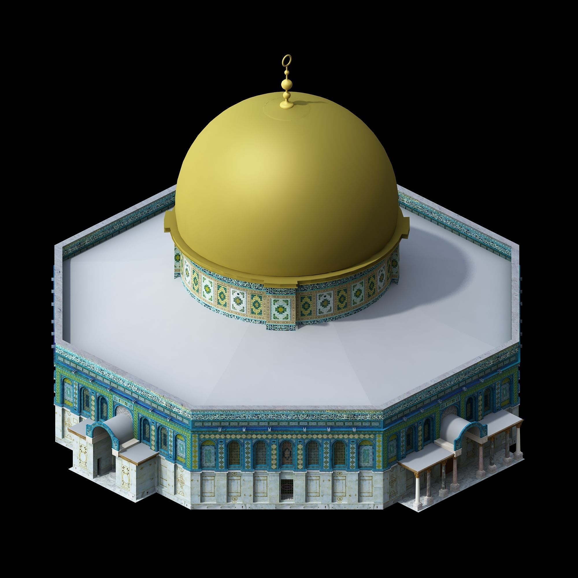 Heterogeneous - Building - Building 08 3D model_6