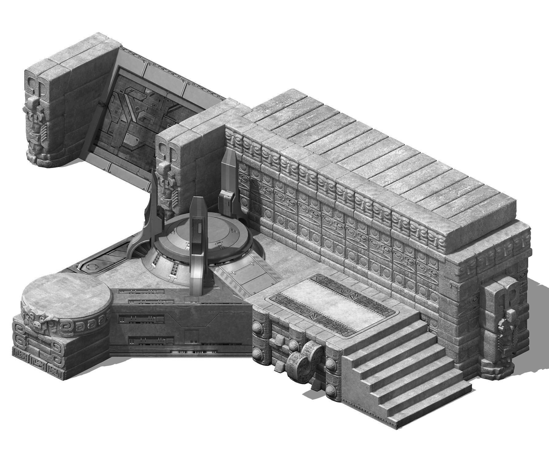 Different dimension - architecture - architecture 09 3D model_4