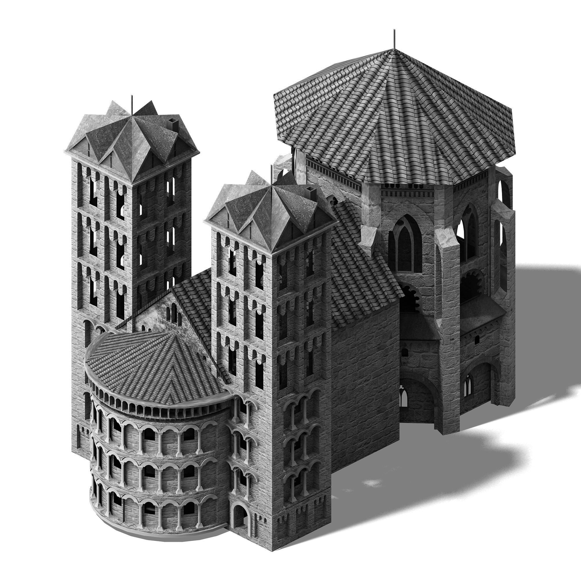 Different dimension - architecture - architecture 13 3D model_5