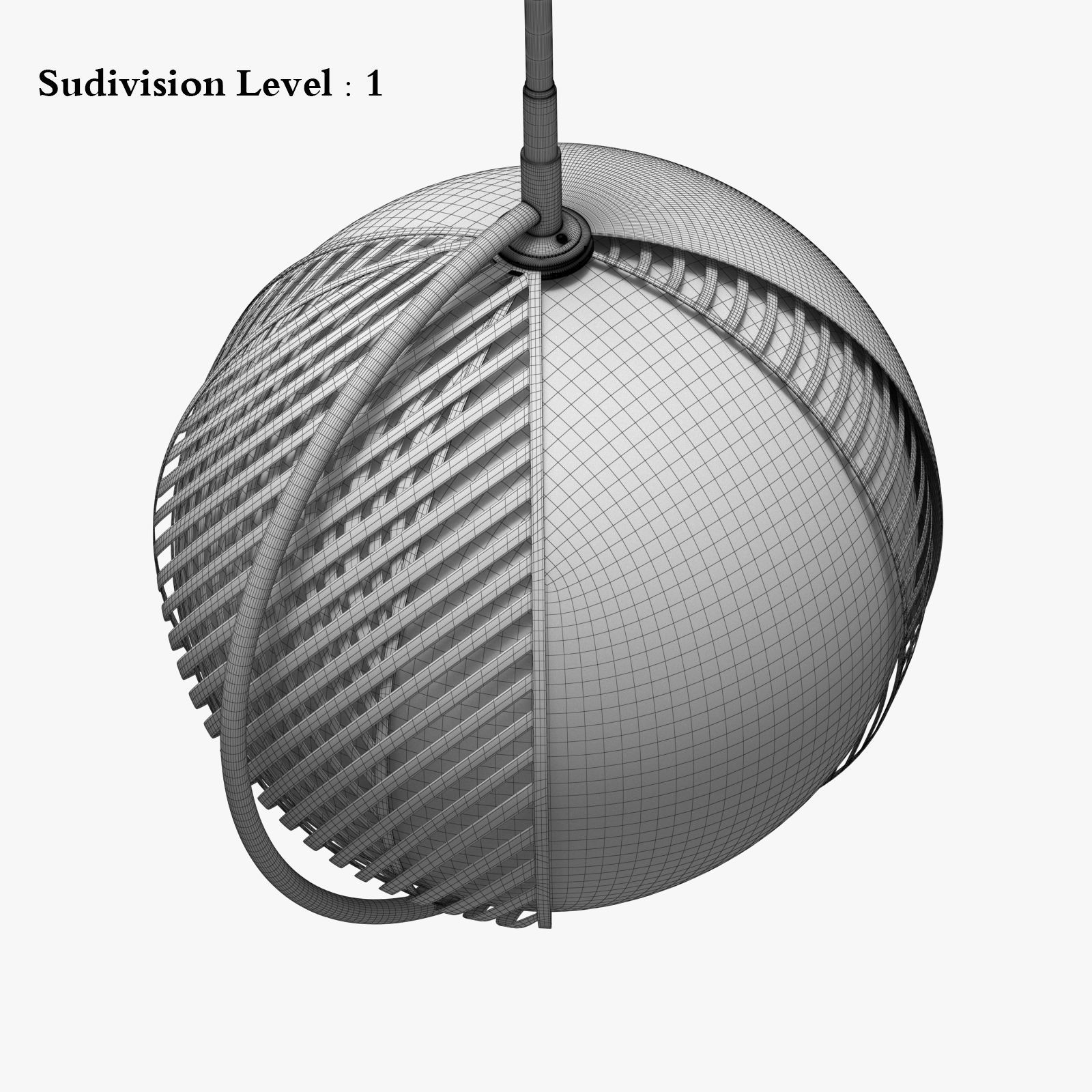 Oblure Mondo Pendant 3D model_7