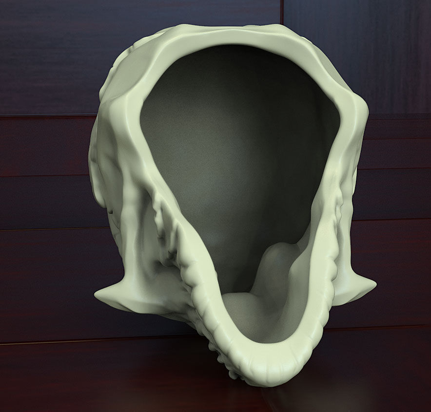 Skull biker vol4 Pendant jewelry 3D print model_2