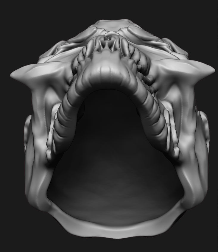 Skull biker vol4 Pendant jewelry 3D print model_4