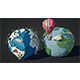 Low-Poly-Earth Pack Low-poly 3D model_1
