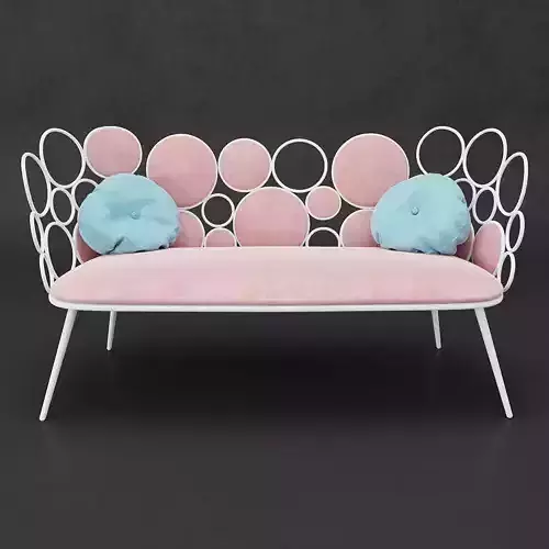 Saba Italia Sofa Grace 3D model
