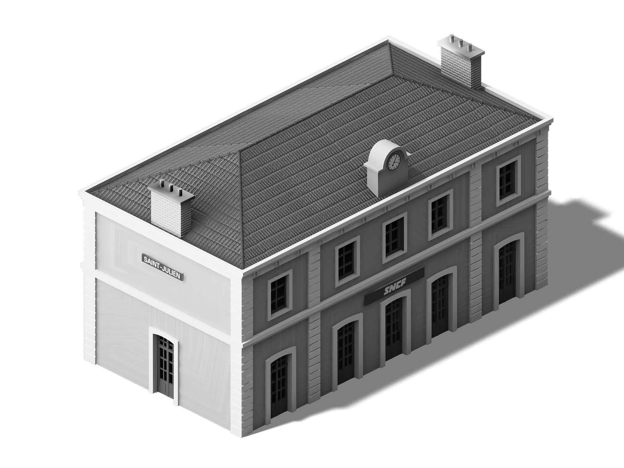 Heterogeneous - Building - Building 16 3D model_6