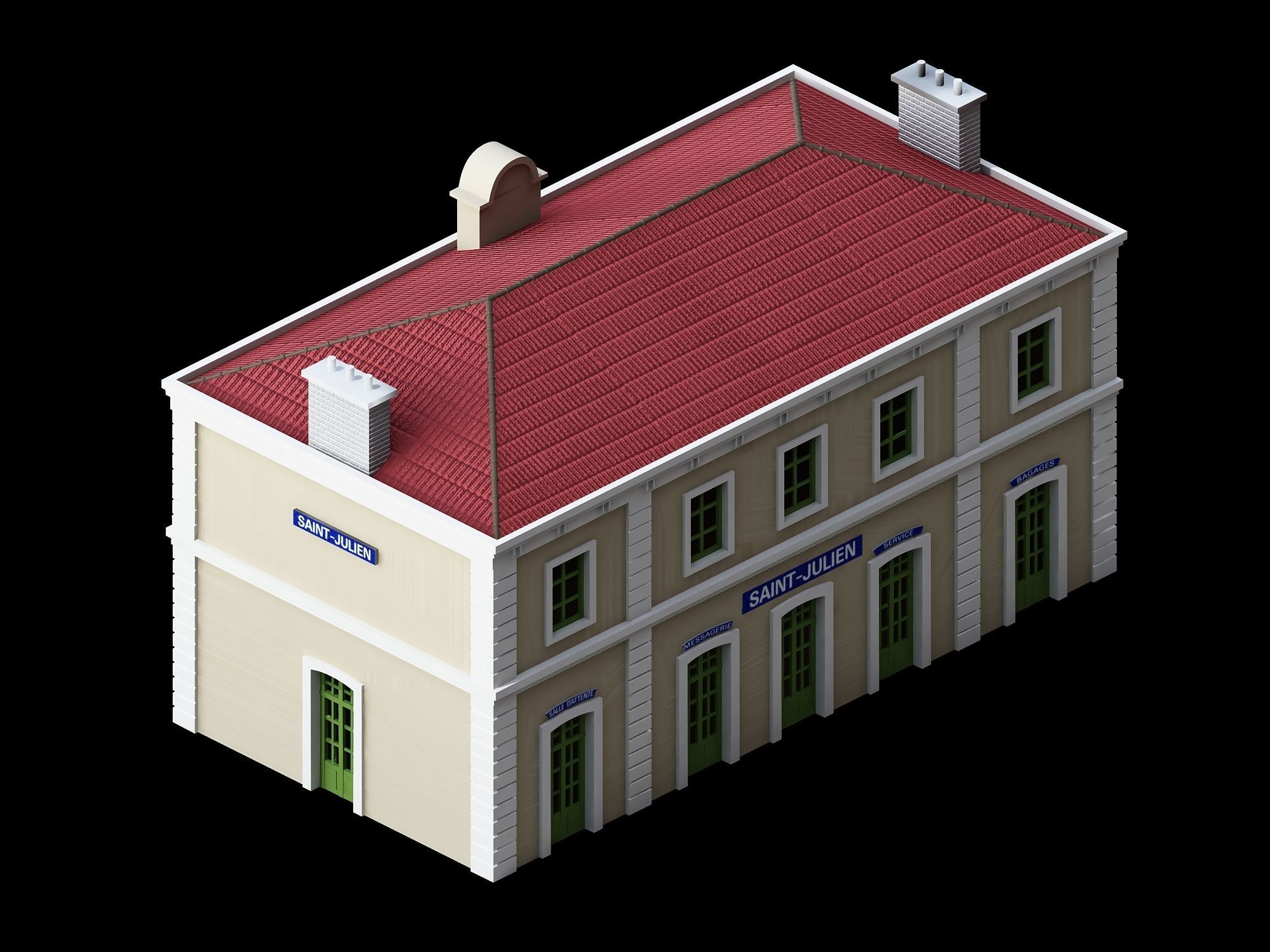 Heterogeneous - Building - Building 16 3D model_1