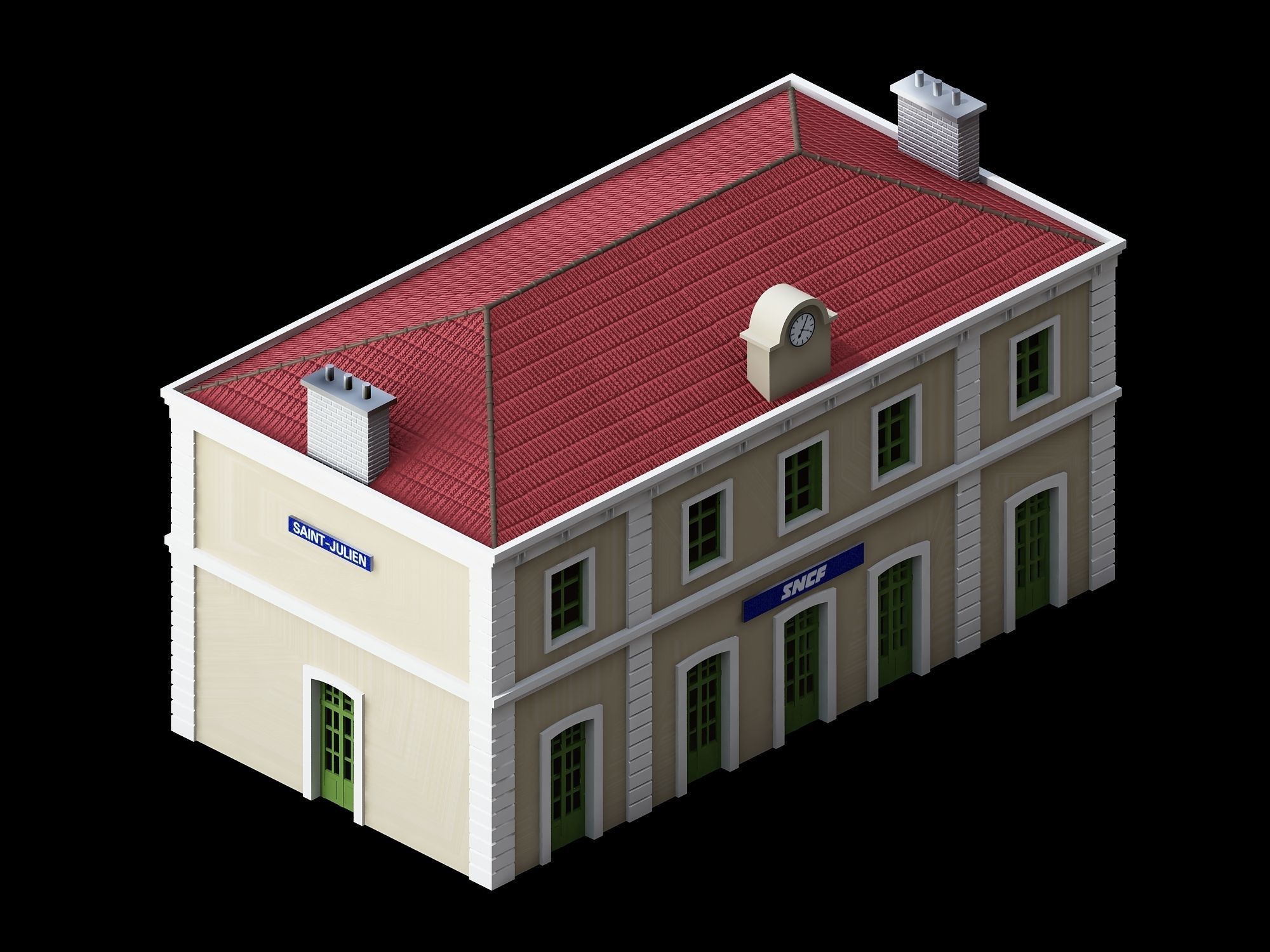 Heterogeneous - Building - Building 16 3D model_4