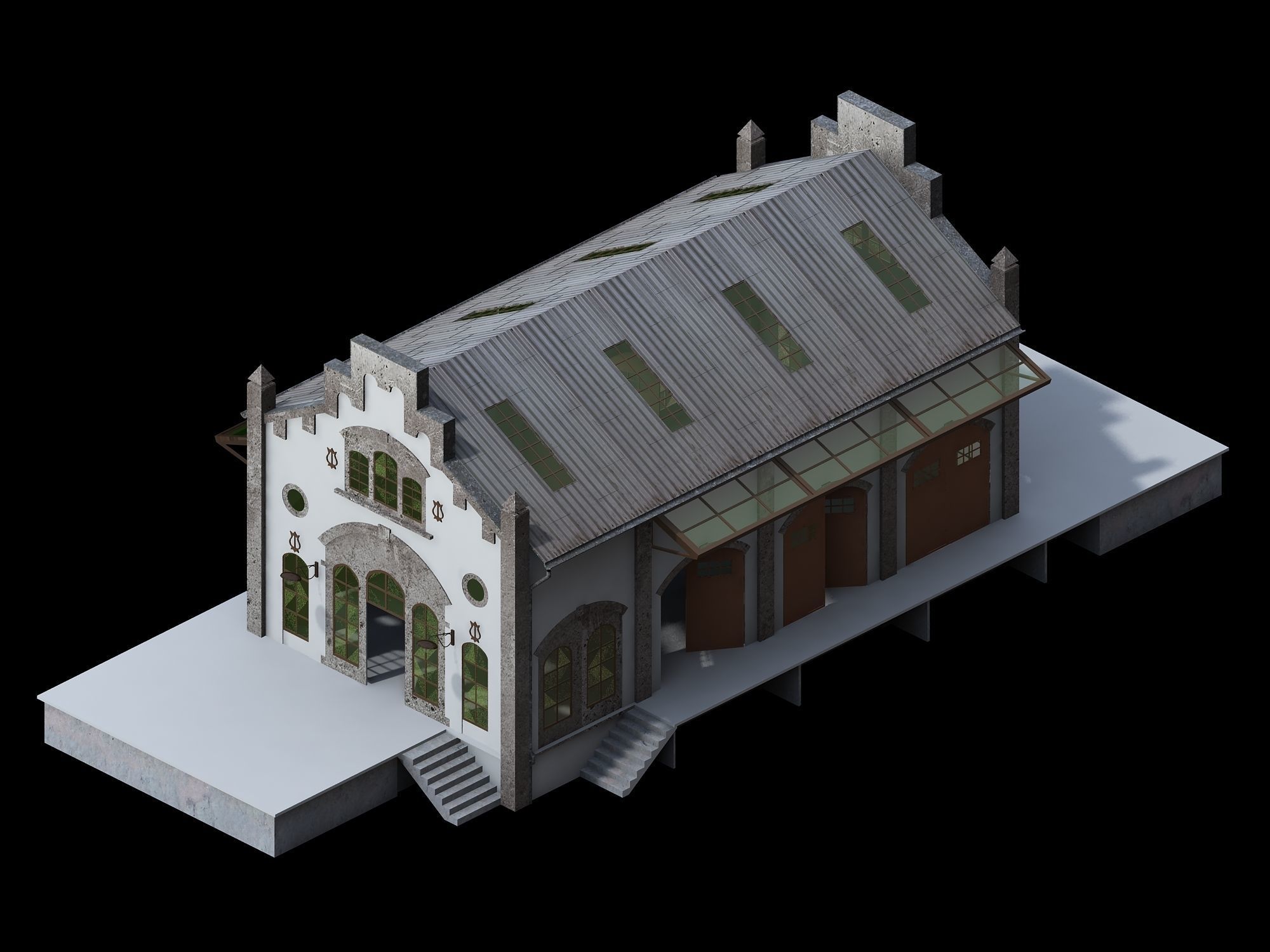 Heterogeneous - Building - Building 17 3D model_3