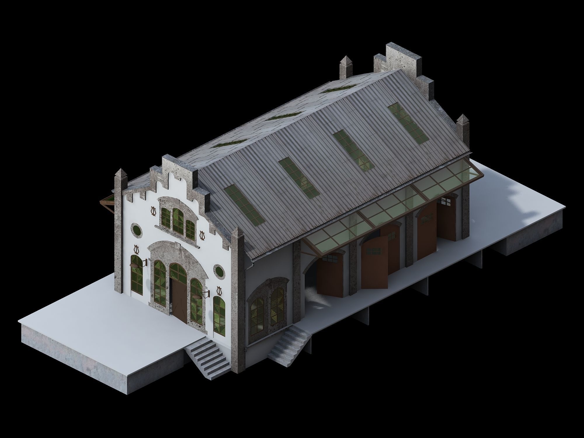Heterogeneous - Building - Building 17 3D model_5