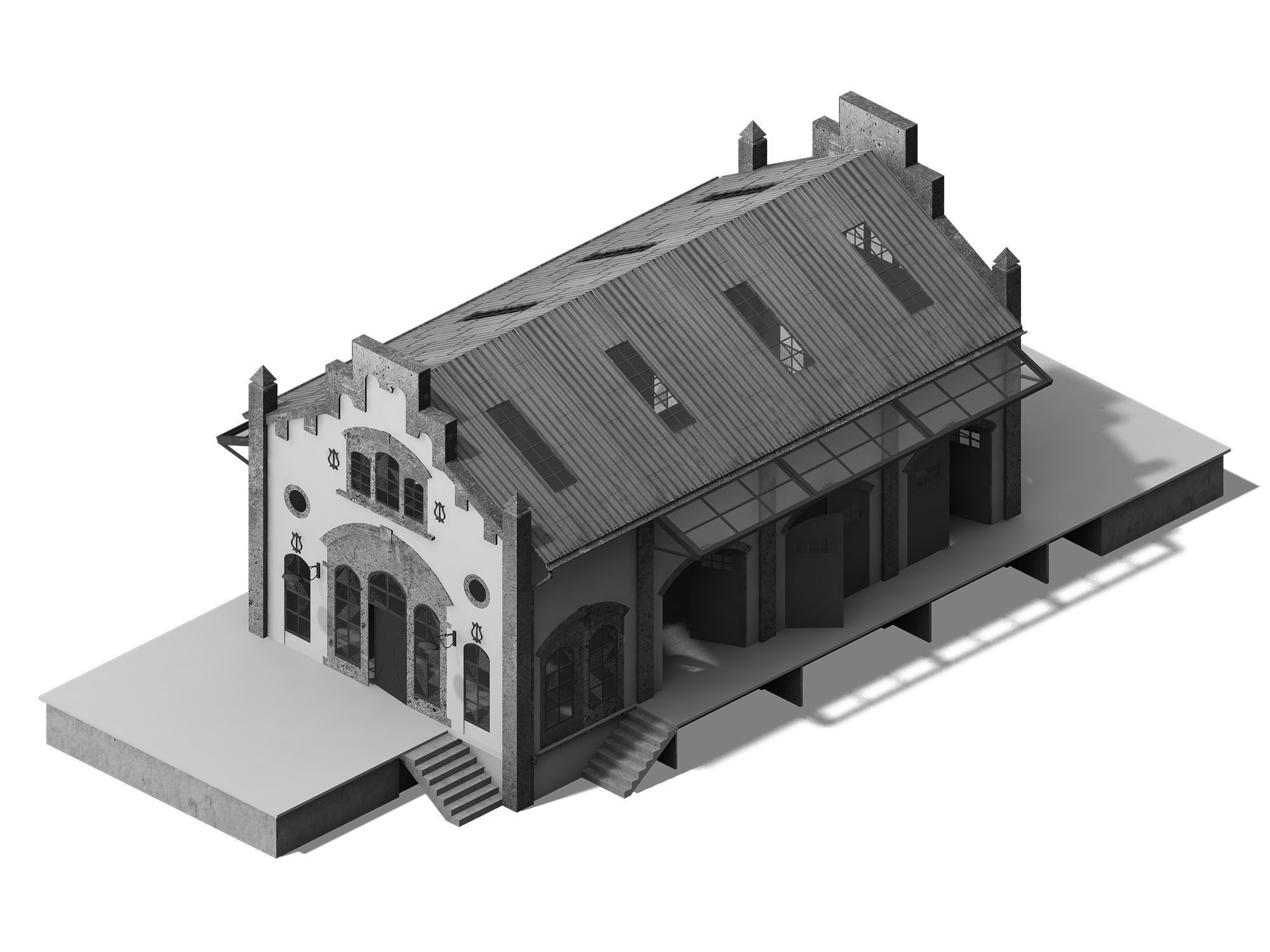 Heterogeneous - Building - Building 17 3D model_4