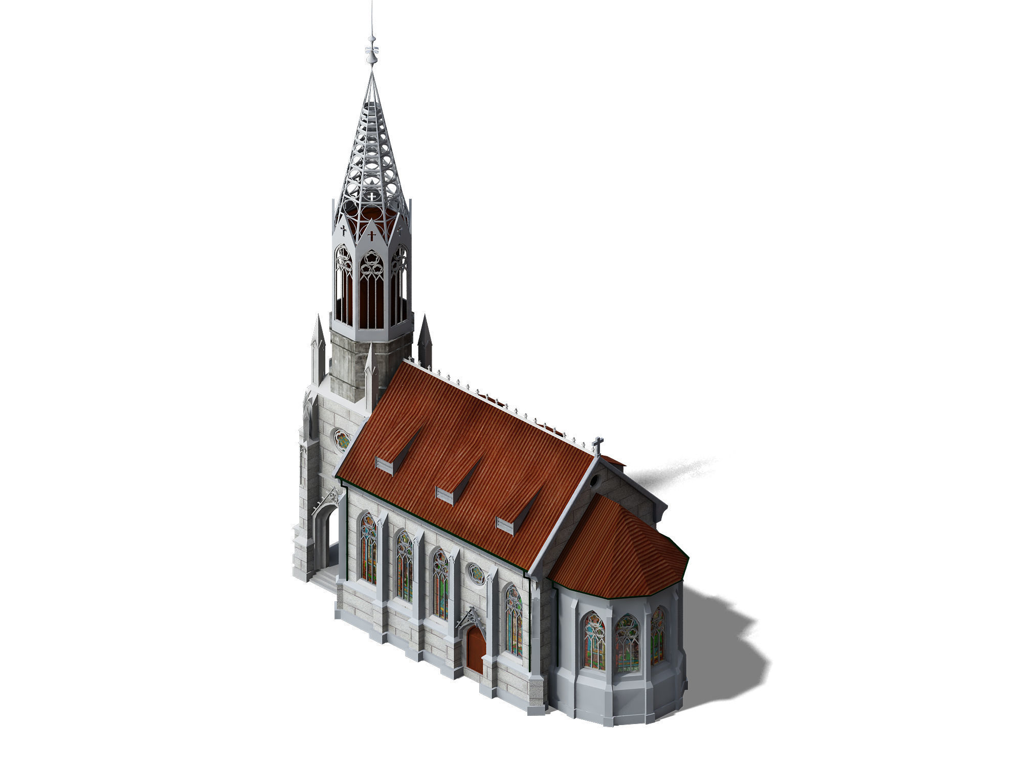 Heterogeneous - Building - Building 18 3D model_6