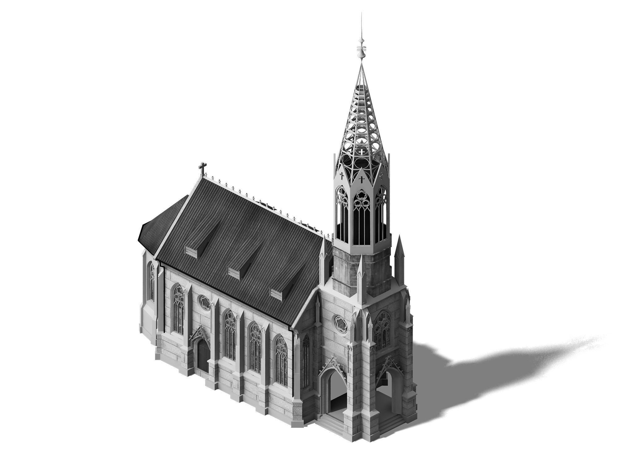 Heterogeneous - Building - Building 18 3D model_5