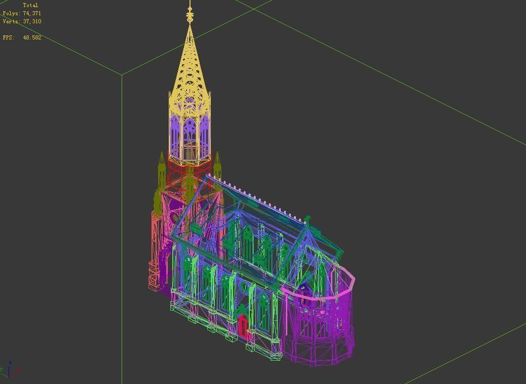 Heterogeneous - Building - Building 18 3D model_4