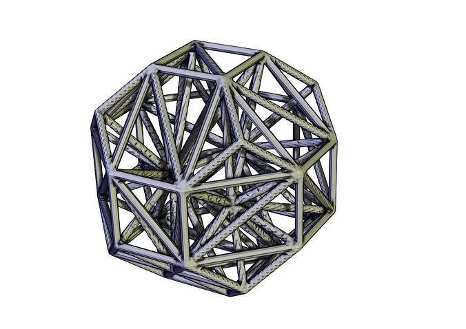 lattice ball A Free 3D print model