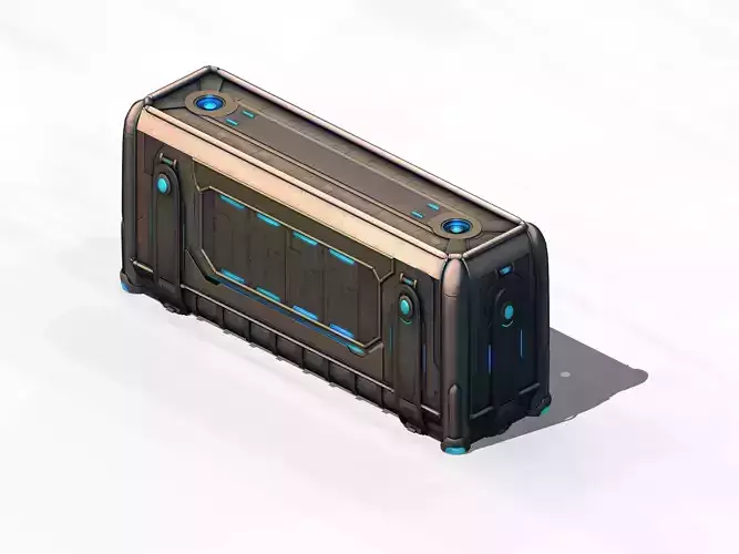 Different dimension - building - wall 03 3D model