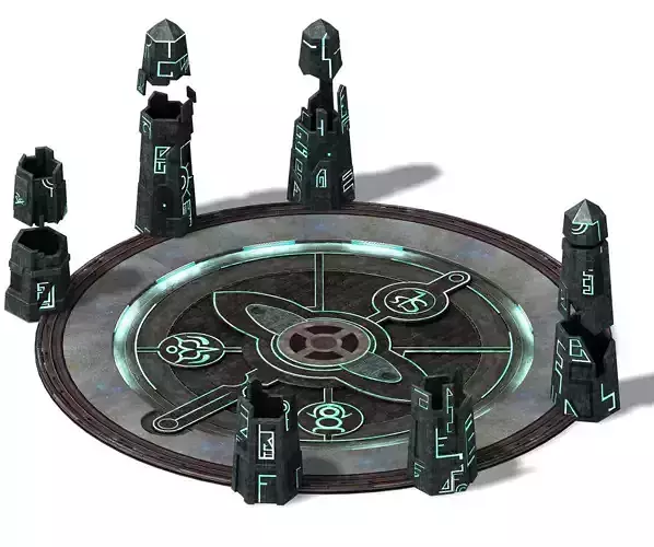 Heterogeneous - mysterious stone column 02