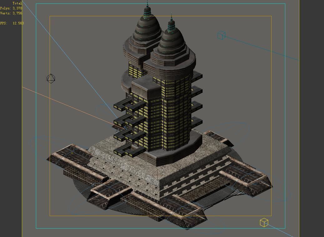 Different dimension world - house 02 3D model_1