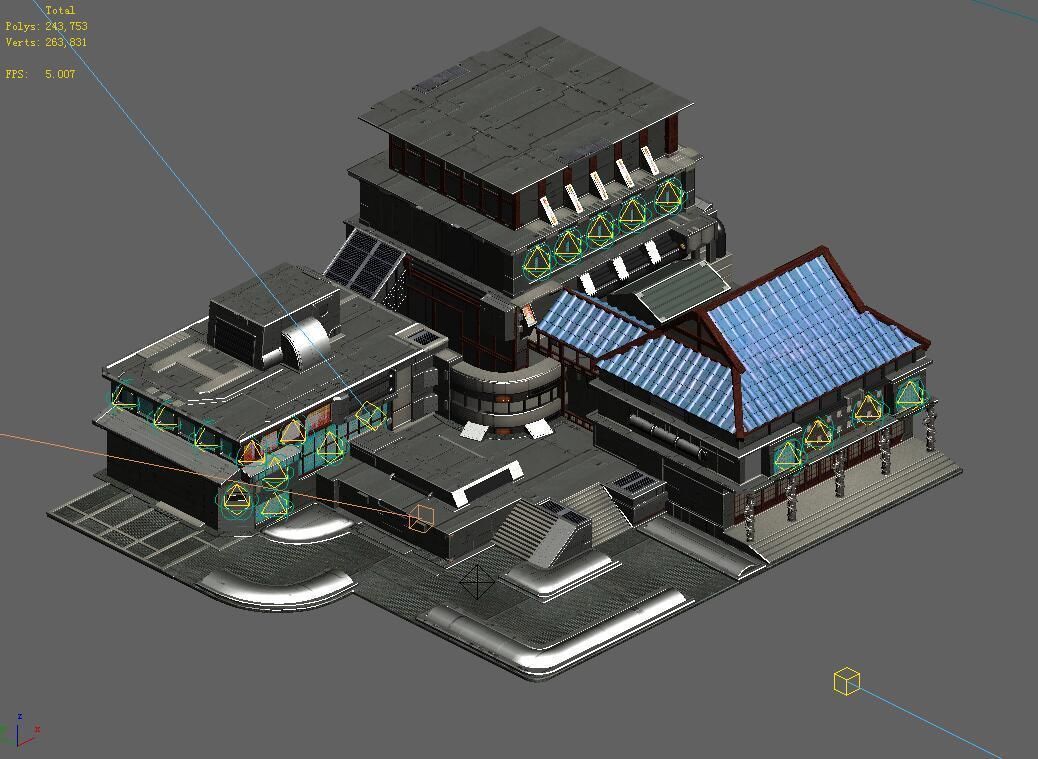 Heterogeneous World - City Hall 03 3D model_1