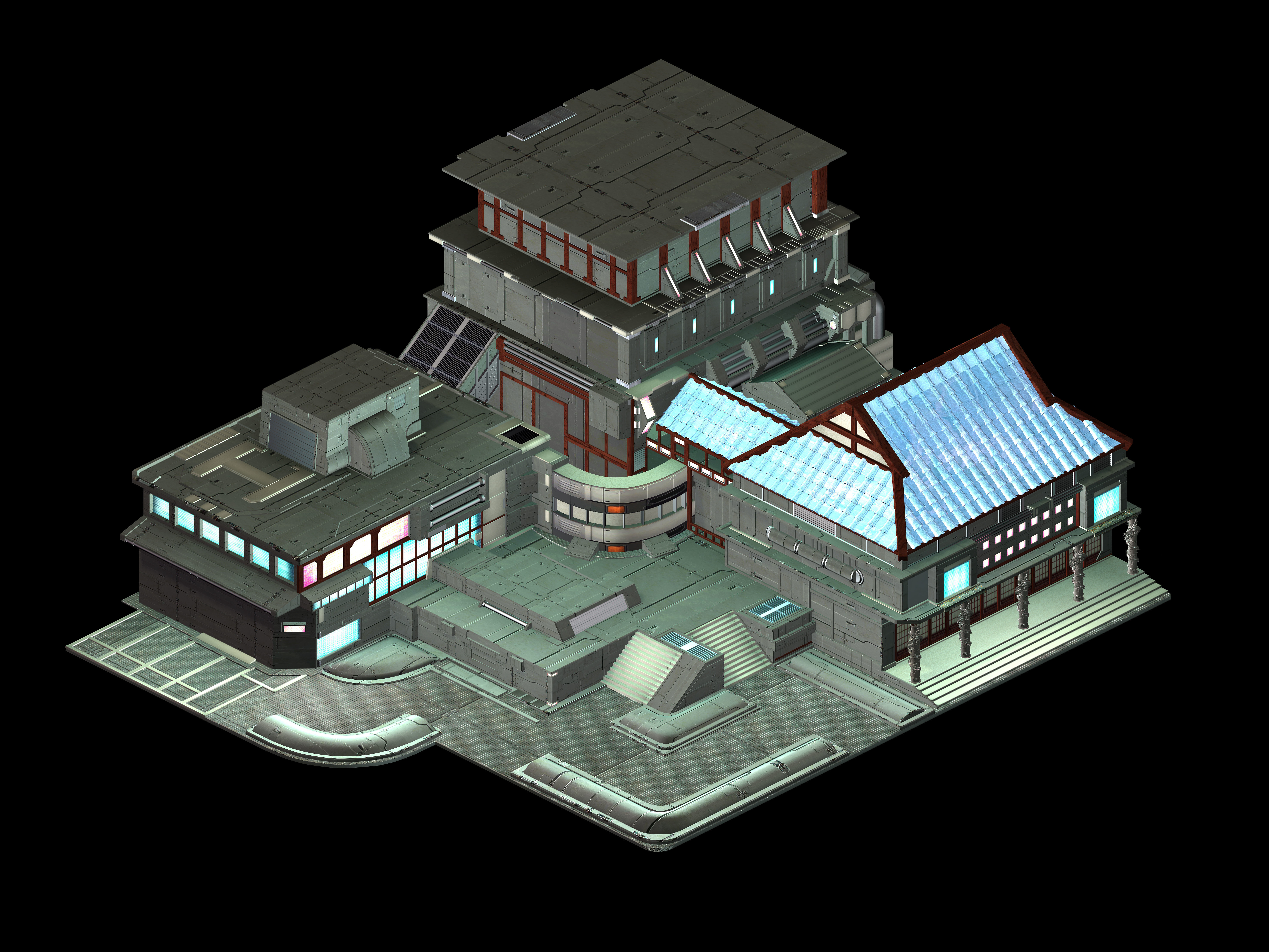 Heterogeneous World - City Hall 03 3D model_2