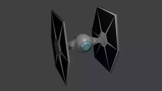Star Wars tie fighter model 3D model