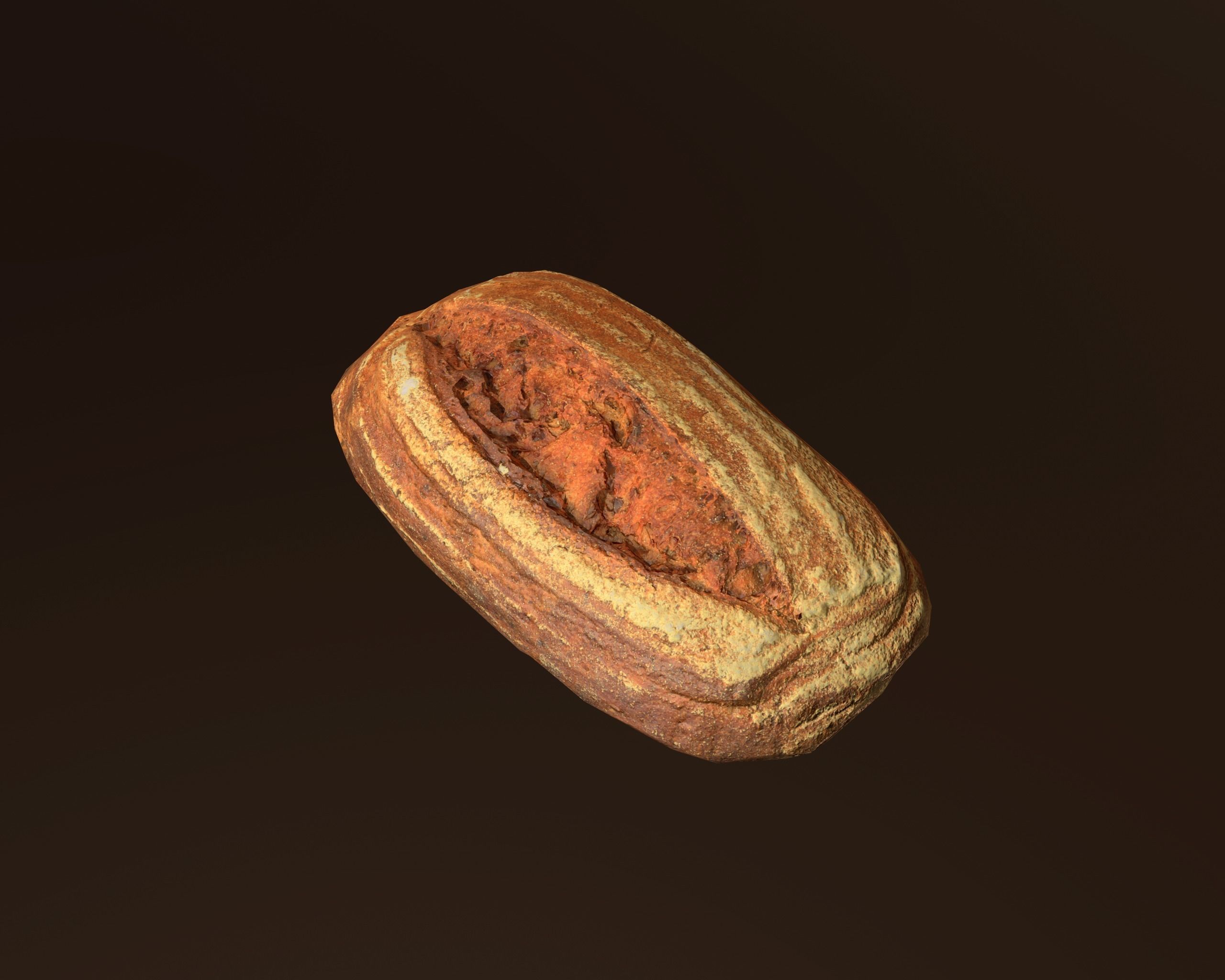 Tasty Bread 08 Low-poly 3D model_5