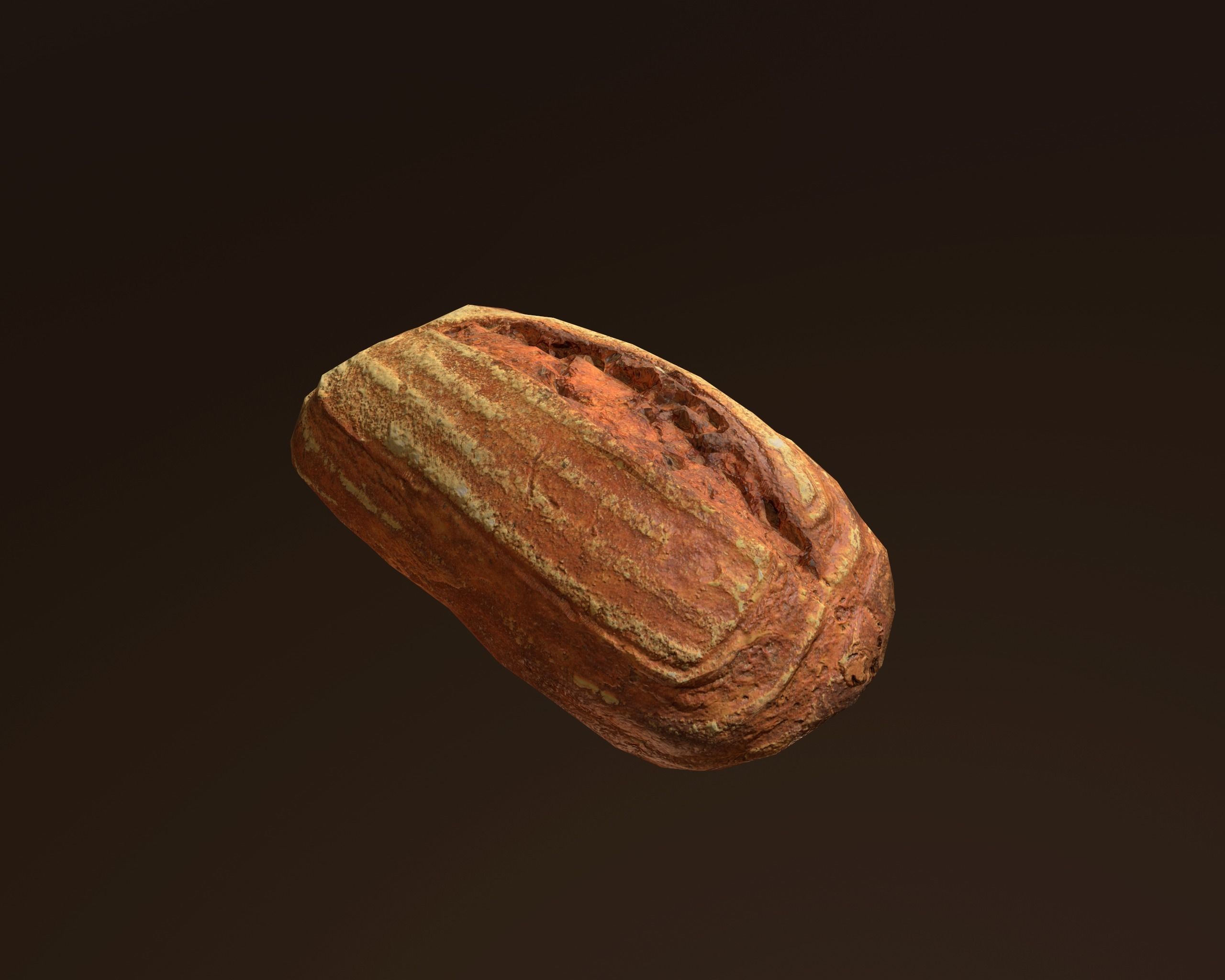 Tasty Bread 08 Low-poly 3D model_6