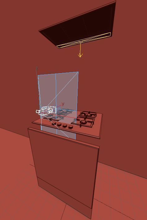 Kitchen cooker Free low-poly 3D model_2