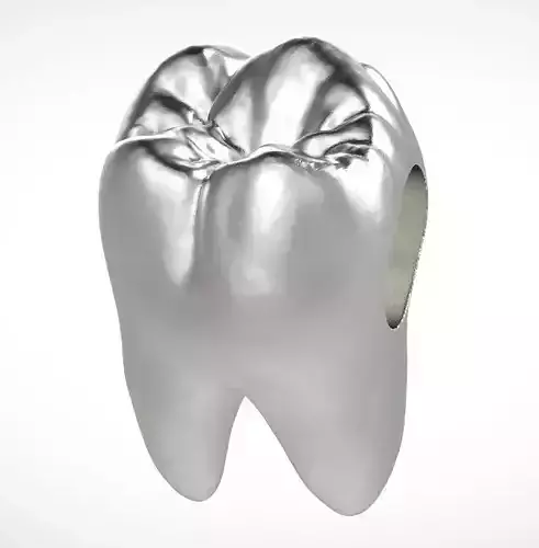 Pandora tooth charm 3D model