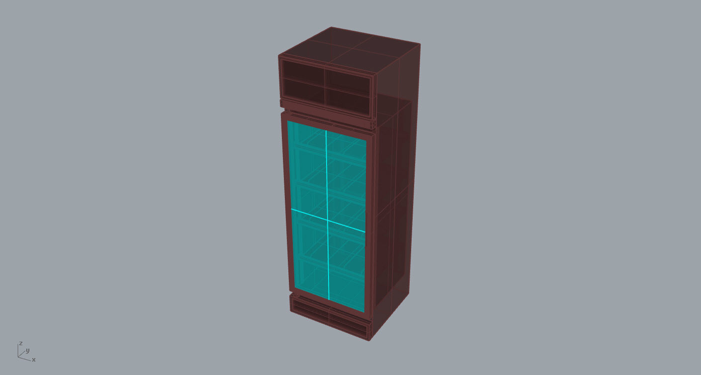 Commercial Fridges 3D model_4