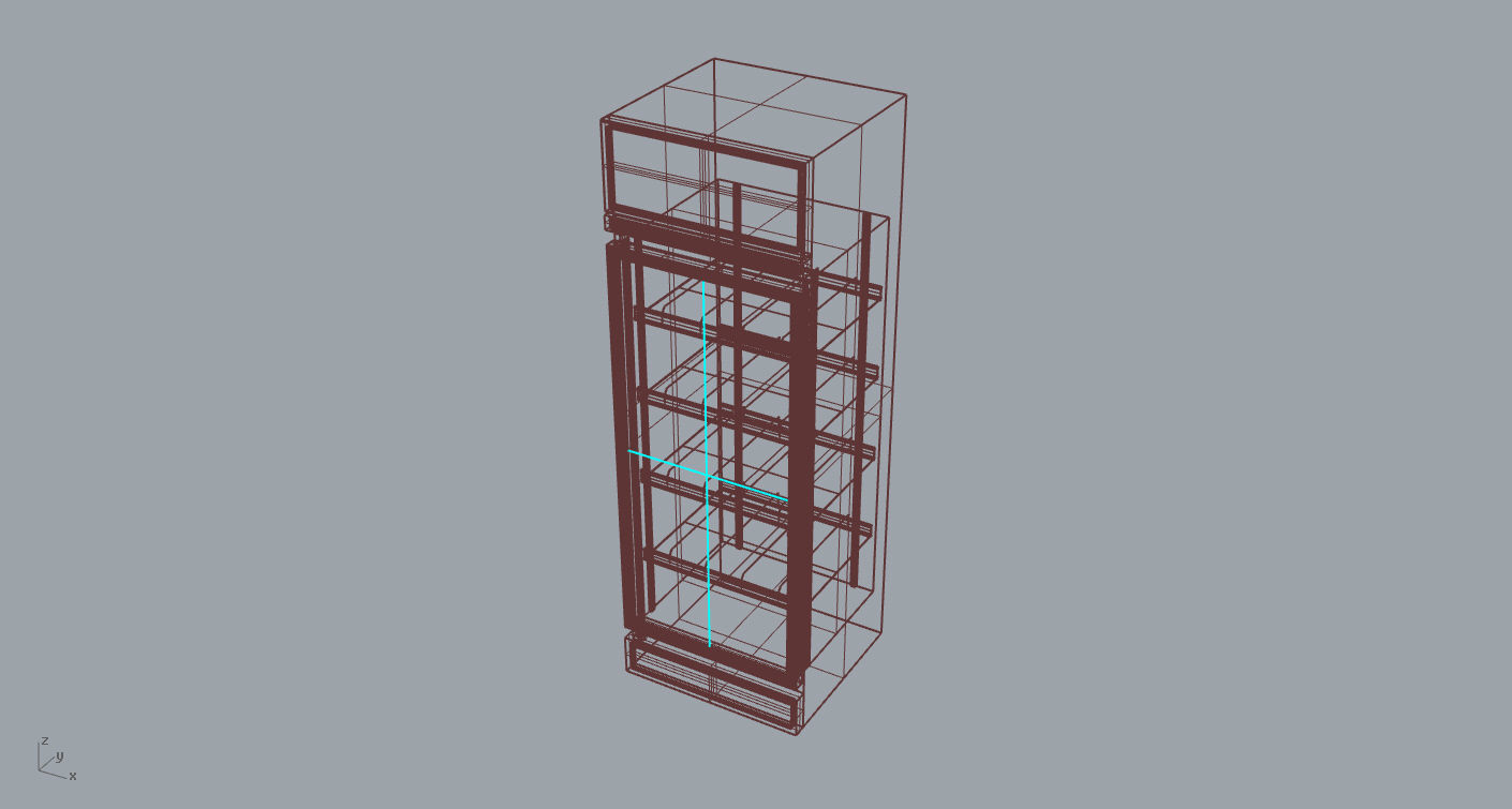 Commercial Fridges 3D model_5