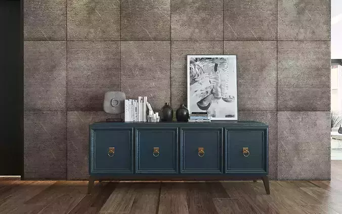 ENZA HOME  Elegante Console 3D Model